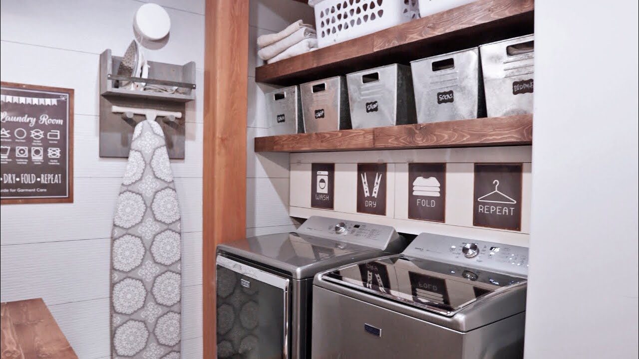 How to design a small laundry room